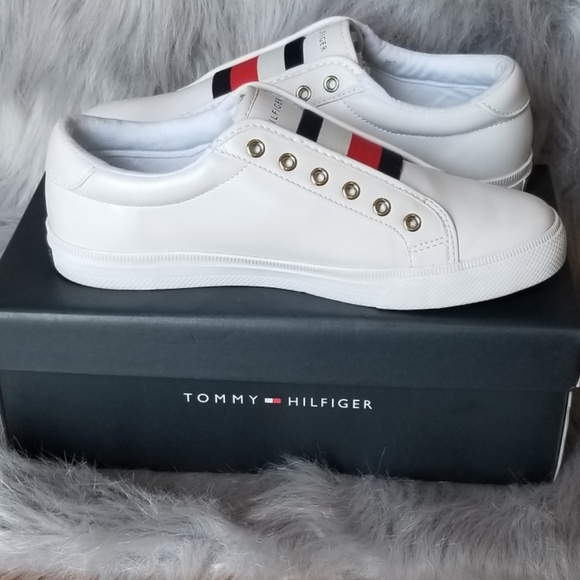 tommy hilfiger white womens shoes